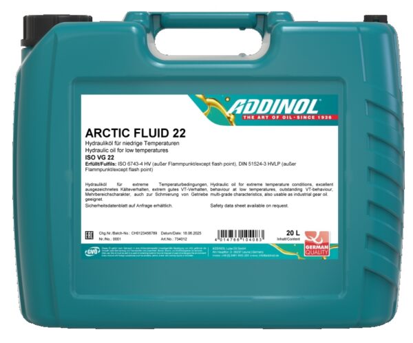 Hüdroõli Arctic Fluid 22