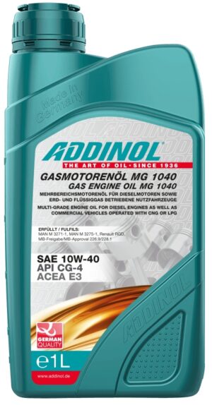 Gaasimootoriõli Gasmotorenöl MG 1040